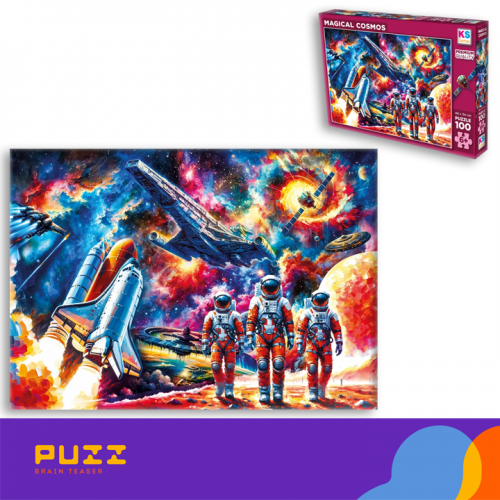 100 დეტალიანი ფაზლი - ჯადოსნური კოსმოსი