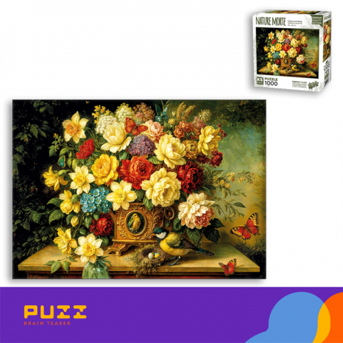 1000 დეტალიანი ფაზლი - ყვავილები