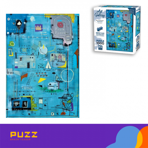 1000 დეტალიანი ფაზლი - Blue Composition