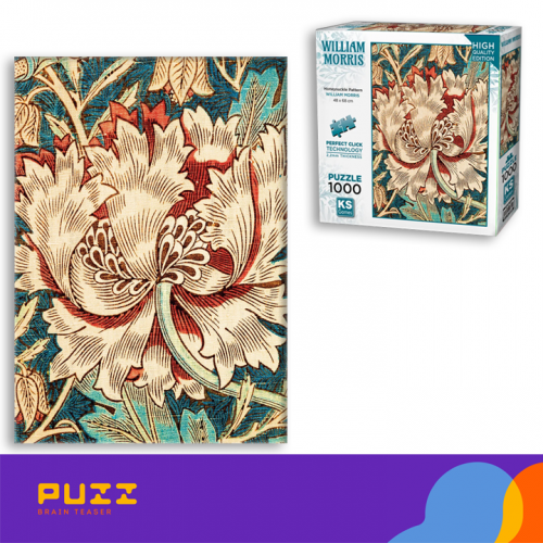 1000 დეტალიანი ფაზლი - William Moris - თაფლყვავილა