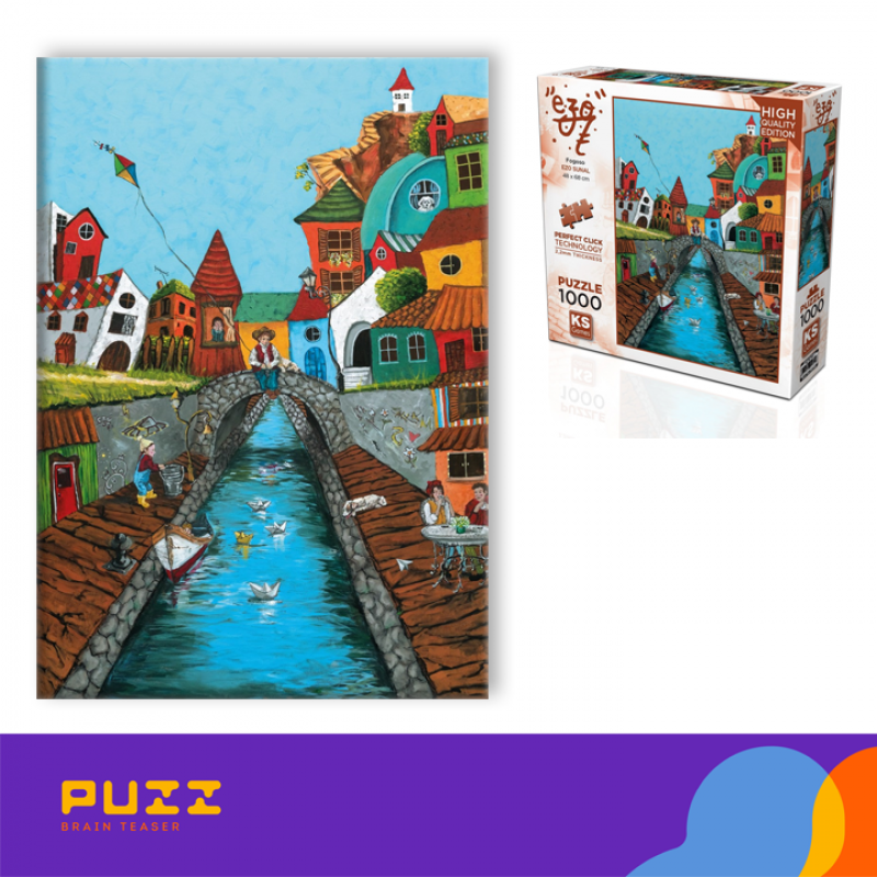  Puzzle 1000 pcs - EZO SUNAL - Fogosa