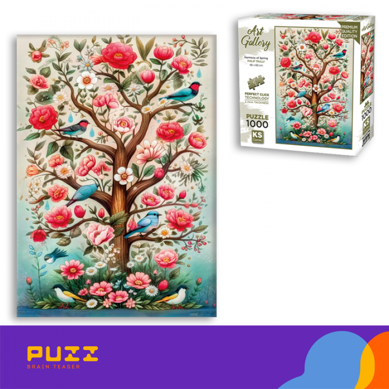 1000 დეტალიანი ფაზლი - გაზაფხულის ნეტარება