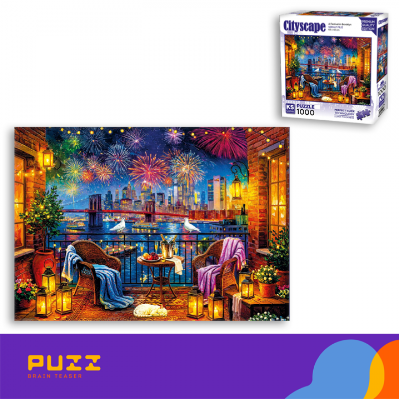 1000 დეტალიანი ფაზლი - ფესტივალი ბრუკლინში