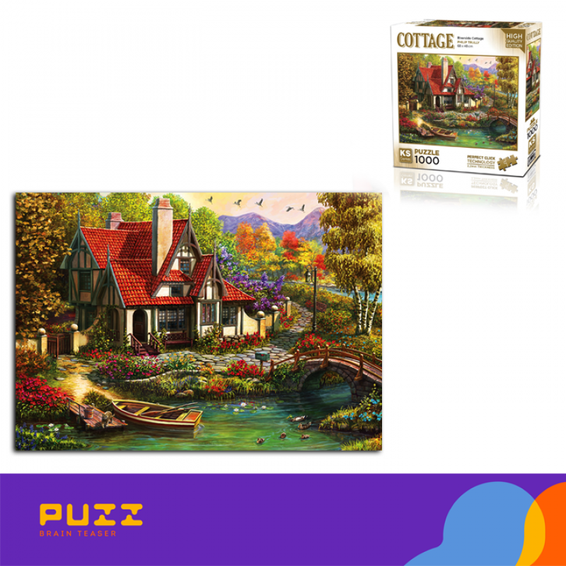 1000 Pcs Puzzle - House by the river
