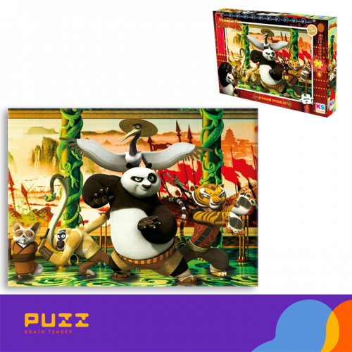 200 დეტალიანი ფაზლი - კუნგ ფუ პანდა