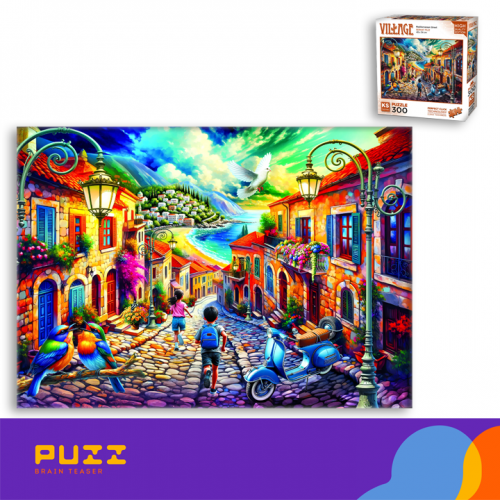 300 დეტალიანი ფაზლი - ხმელთაშუა ზღვის ქუჩა