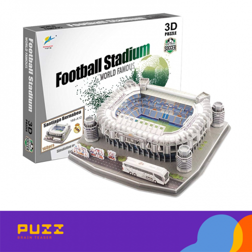 სტადიონის 3D  ფაზლი  - Santiago Bernabéu Stadium
