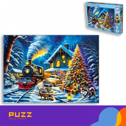 50 დეტალიანი ფაზლი - საშობაო საჩუქრები