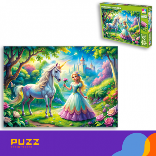 50 დეტალიანი ფაზლი - პრინცესა და მარტორქა