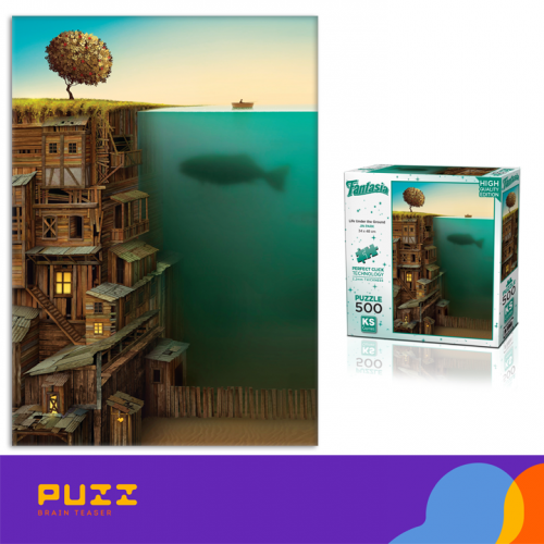 500 დეტალიანი ფაზლი - სიცოცხლე წყალქვეშ