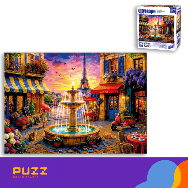 500 დეტალიანი ფაზლი - პარიზი