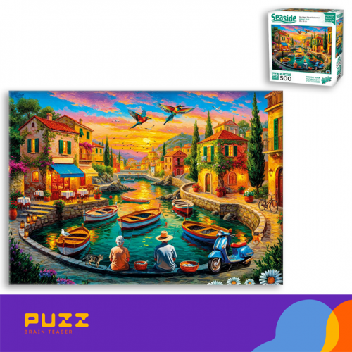 500 დეტალიანი ფაზლი - მეთევზეების მშვიდი ისტორია