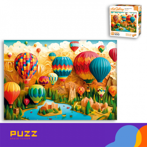 500 დეტალიანი ფაზლი - საჰაერო ბუშტების ფესტივალი