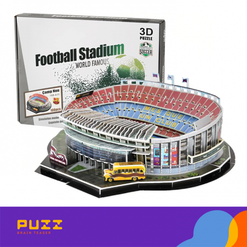 სტადიონის 3D  ფაზლი  - Camp Nou