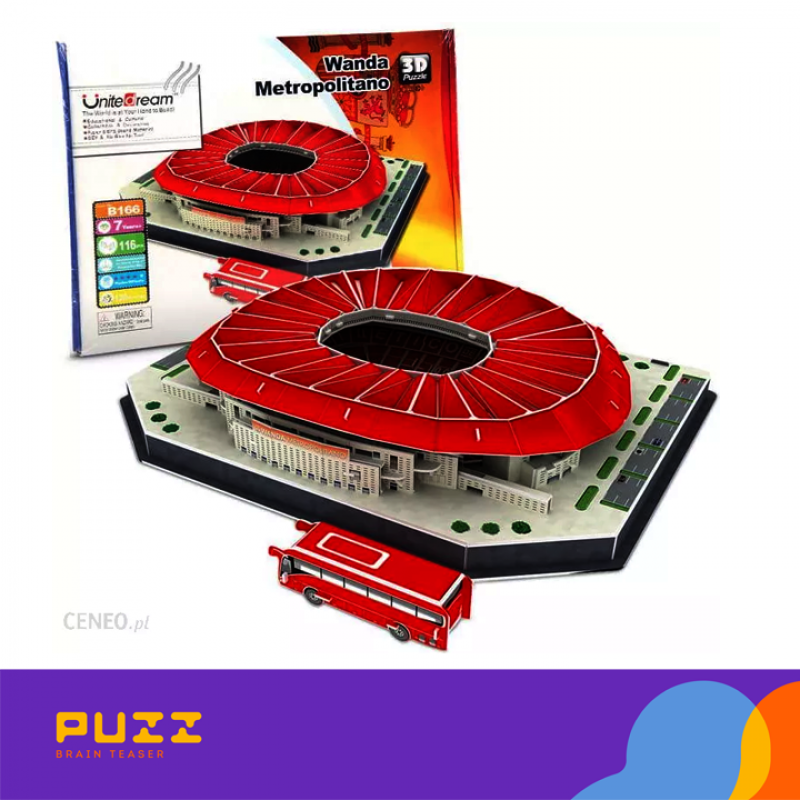 სტადიონის 3D  ფაზლი  - Wanda Metropolitano  სტადიონის 3D  ფაზლი  - Wanda Metropolitano