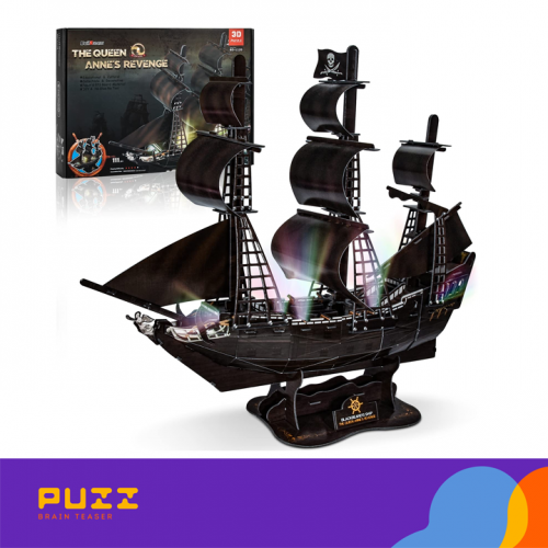 3D ფაზლი - Queen Anne's Revenge