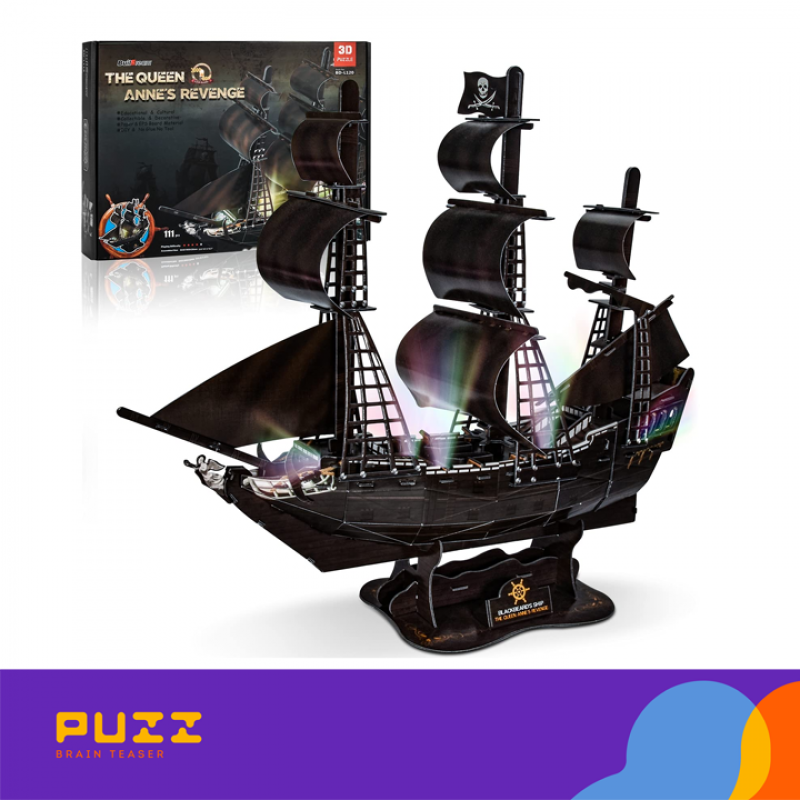 3D ფაზლი - Queen Anne's Revenge