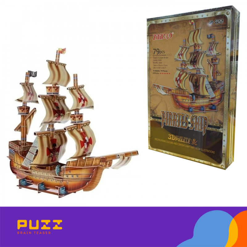 3D Puzzle - Pirates Ship