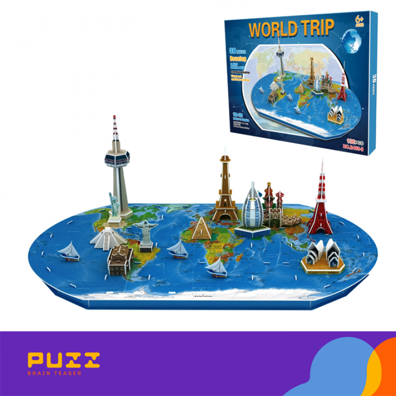 3D ფაზლი  - მსოფლიო მოგზაურობა 3D ფაზლი  - მსოფლიო მოგზაურობა