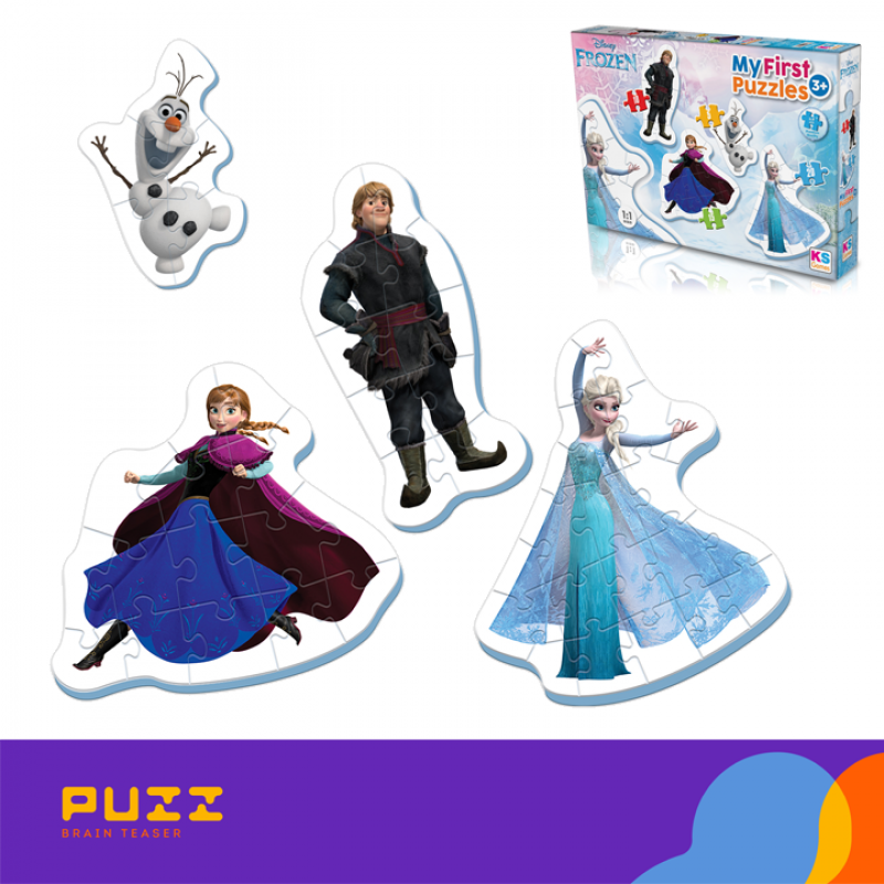 5,10,15 & 20 დეტალიანი ფაზლის ნაკრები - Frozen